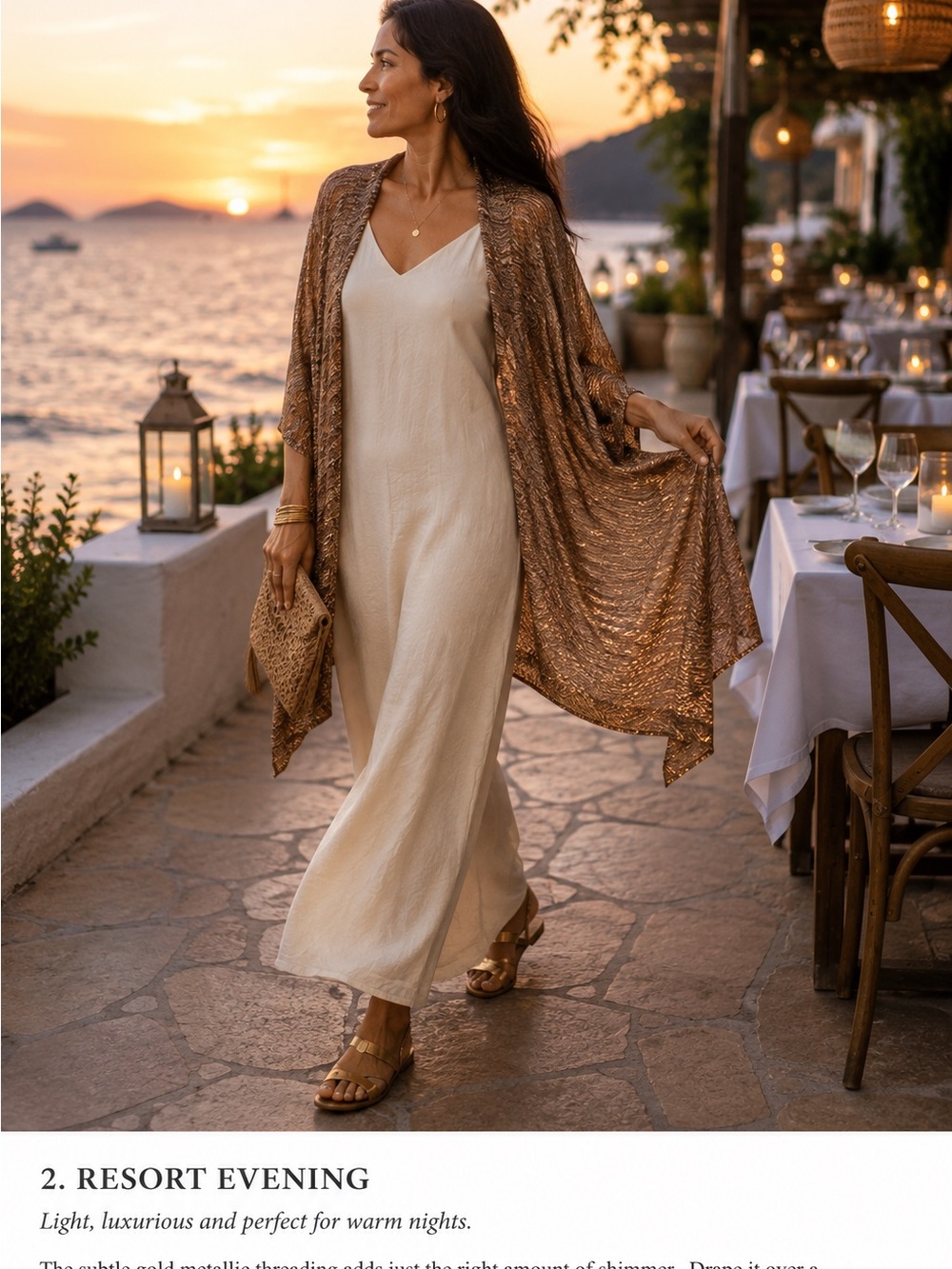 Chico’s Woven Wrap with Warm Tones, Gold Threading. Large 36” side to side.